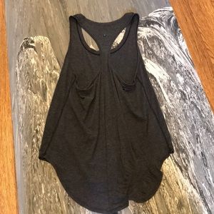 Old school long lululemon Racerback tank - gray